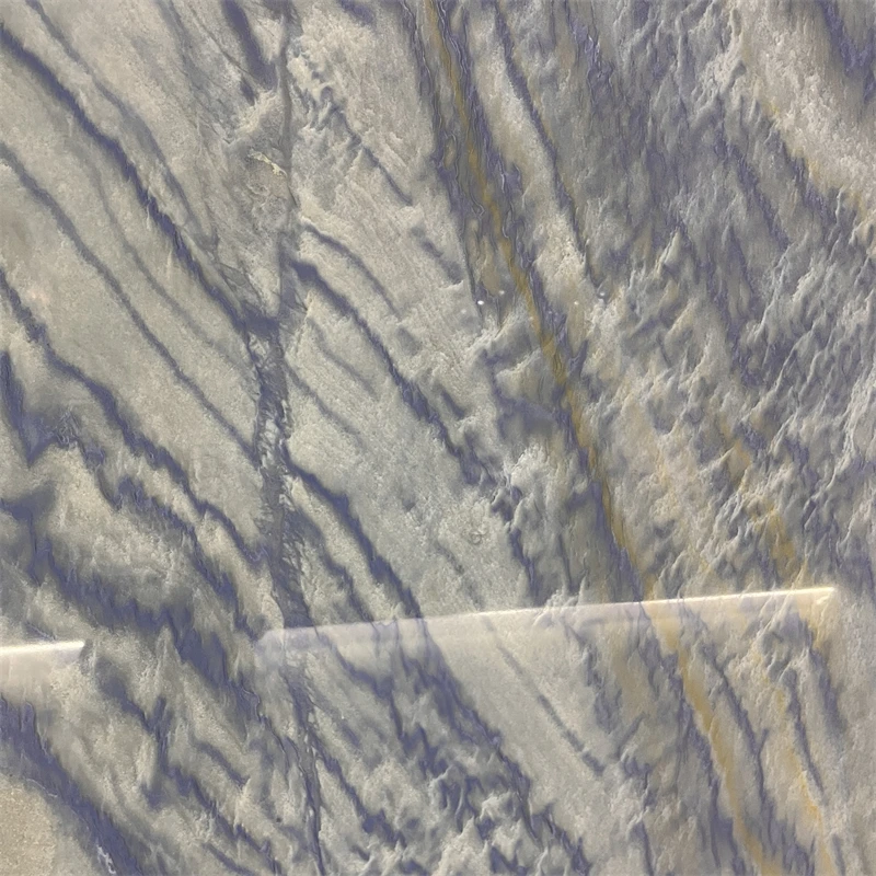 product luxury brazil azul macaubas quartzite slabs for interior background wall design high quality blue quartzite stone countertop-1