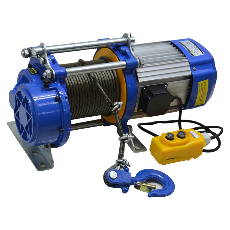 JULI Factory Electric Hoist 1ton 2 Ton 30m Wire Rope  Electric Winch Hoisting Lifting Machine with Cooper Motor