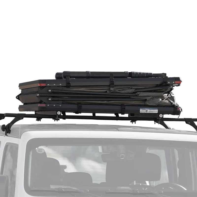 Wild Land Entry Level Cheap Aluminium Tent Car Roof Top Tent 2 Person Light Weight 4WD Outdoors Car Roof Top Tent for Camping