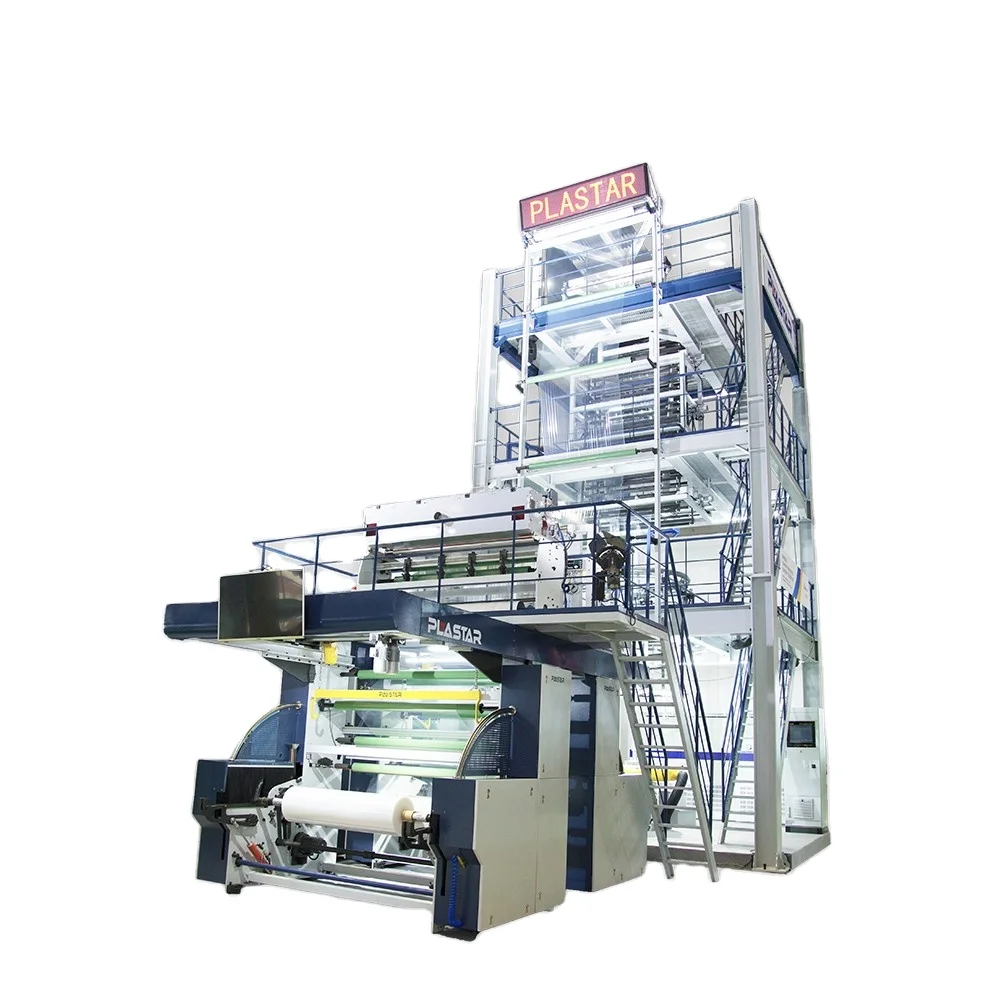 HDPE LDPE LLDPE Small/large Plastic Film PE Blow Extruder Taiwan Kung Hsing Plastic Film Machine