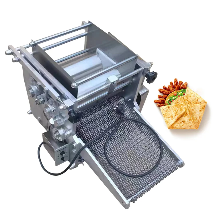 Automatisk Minimaskin Taco Dough Maker Tortilla Press Hembruk Liten och Cooker Roti Automatisk