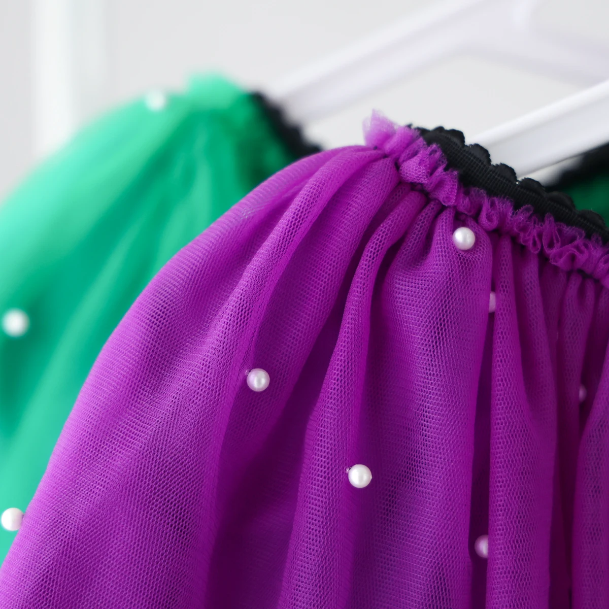 Boutique Green Tutu Skirt Purple Net Skirt Tulle Girls Kids Mesh Skirt