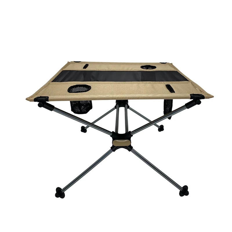Сверхлегкий сверхпрочный Портативный Алюминиевый Пляжный складной покерный стол