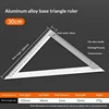 Aluminum alloy base triangular ruler-30 cm