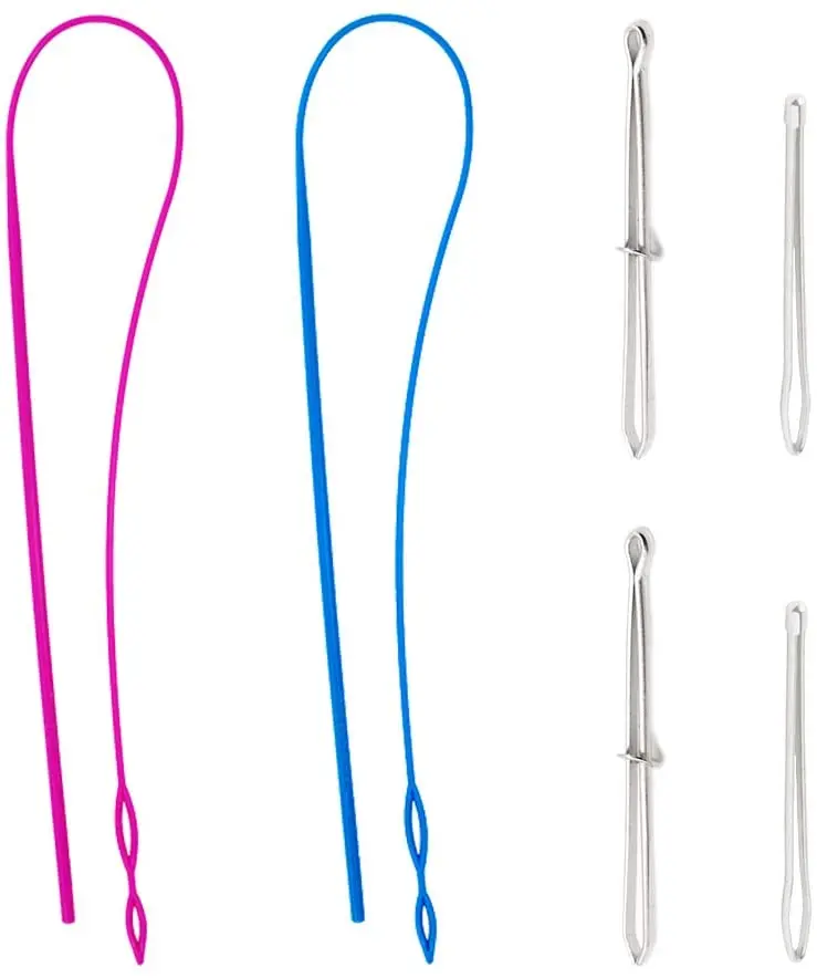 easy drawstring threader flexible needle drawstring