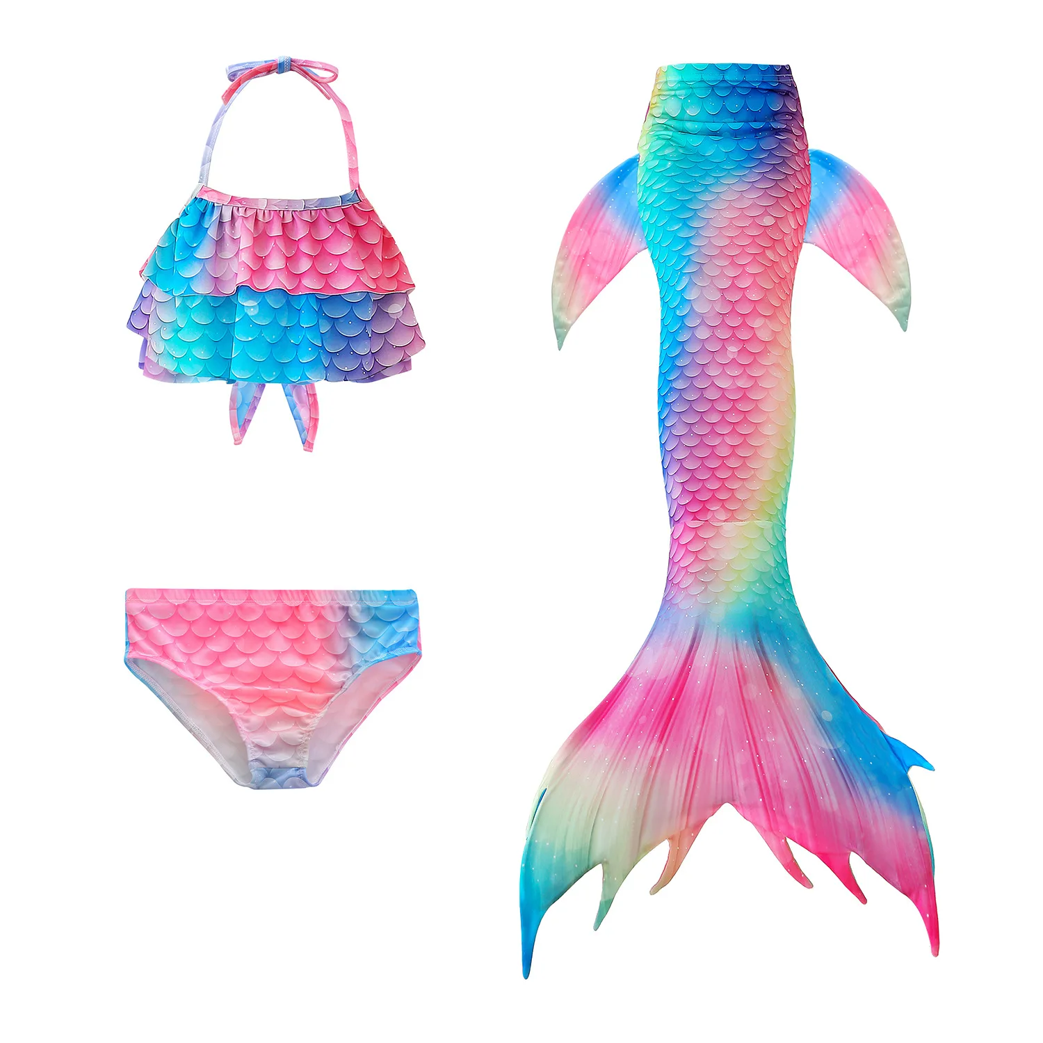 Girls Swimsuit Mermaid Tails Baby Girls Swimwear Swimming Princess ...