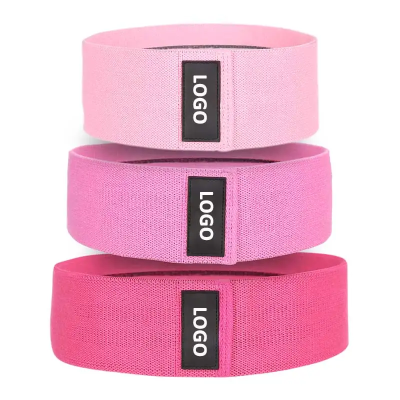 Custom logo Booty Exercise Elastic Bands High Quality Material Hip Circle Bands Resistance