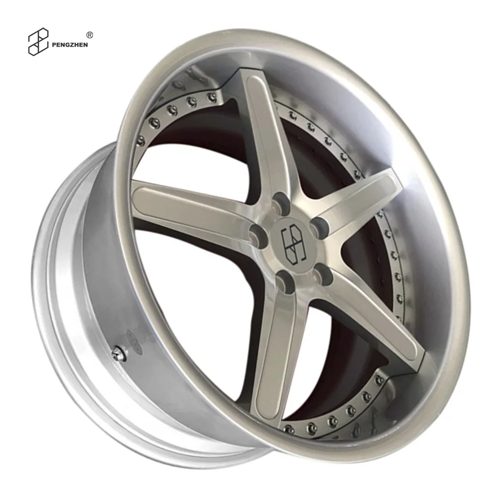 Pengzhen Deep Dish 5-Star Silver Rims for Mercedes Benz - 17 to 24