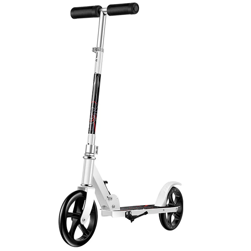 two wheel kick scooter for adult with 200mm wheels