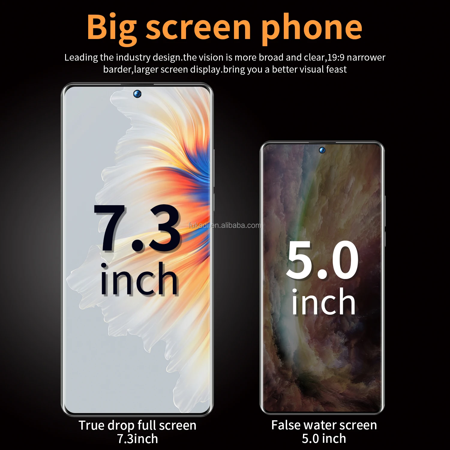 Горячая распродажа! MIX4 16 ГБ + 1 ТБ 7,3 дюймов полный экран Android 12,0 мобильный сотовый смартфон 7300 мАч уход за кожей лица разблокировки мобильного телефона