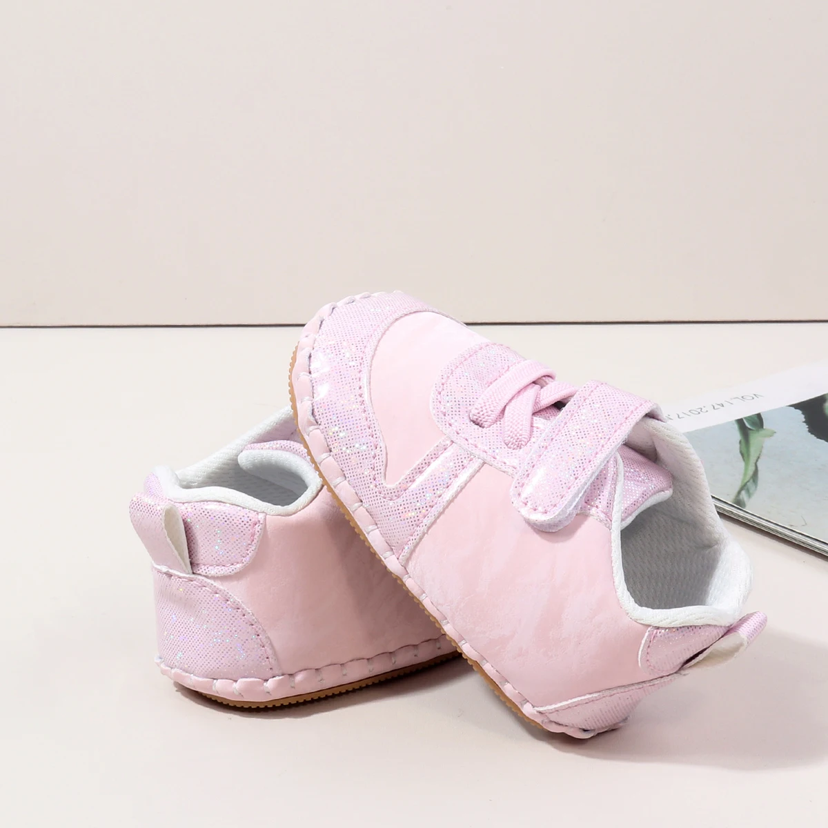 High Quality Baby Sneakers Soft PU Anti-Slip Sole Light Breathable Rubber Flat Walking Style Spring Autumn Newborn Toddler Boys factory