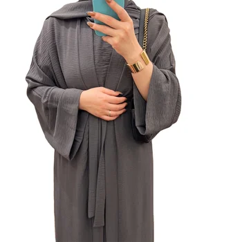 2023 factory direct sales stock in stock Turkish Dubai solid color two-piece suit elegant conservative abayas + burqa