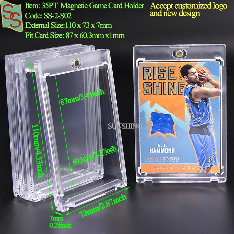 5 Pack Pro Mold MH130 Magnetic Card Holders - 130pt One Touch Made In USA