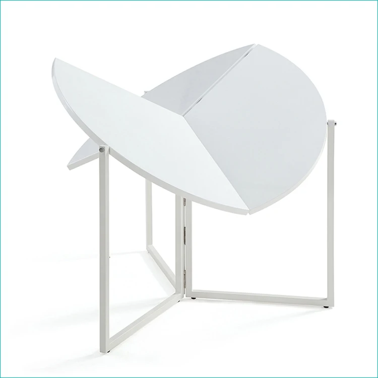 1100毫米直径750毫米高度高品质节省空间折叠木桌