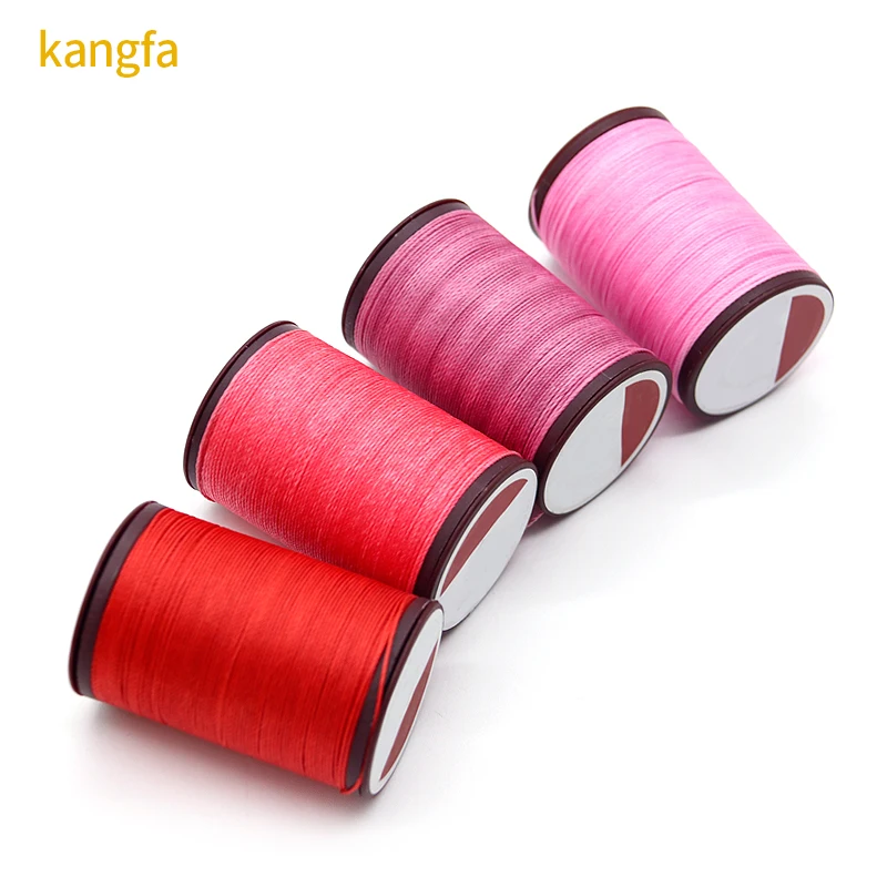 0.65mm Polyester Round Wax Hand-sewn Leather Waxed High Strength Polyester Sewing Thread Brands