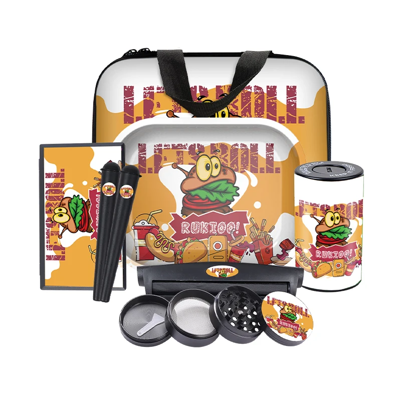 Rukioo Other Lighters And Smoking Accessories Stash Jar Cigarette Rolling Machine Rolling Tray