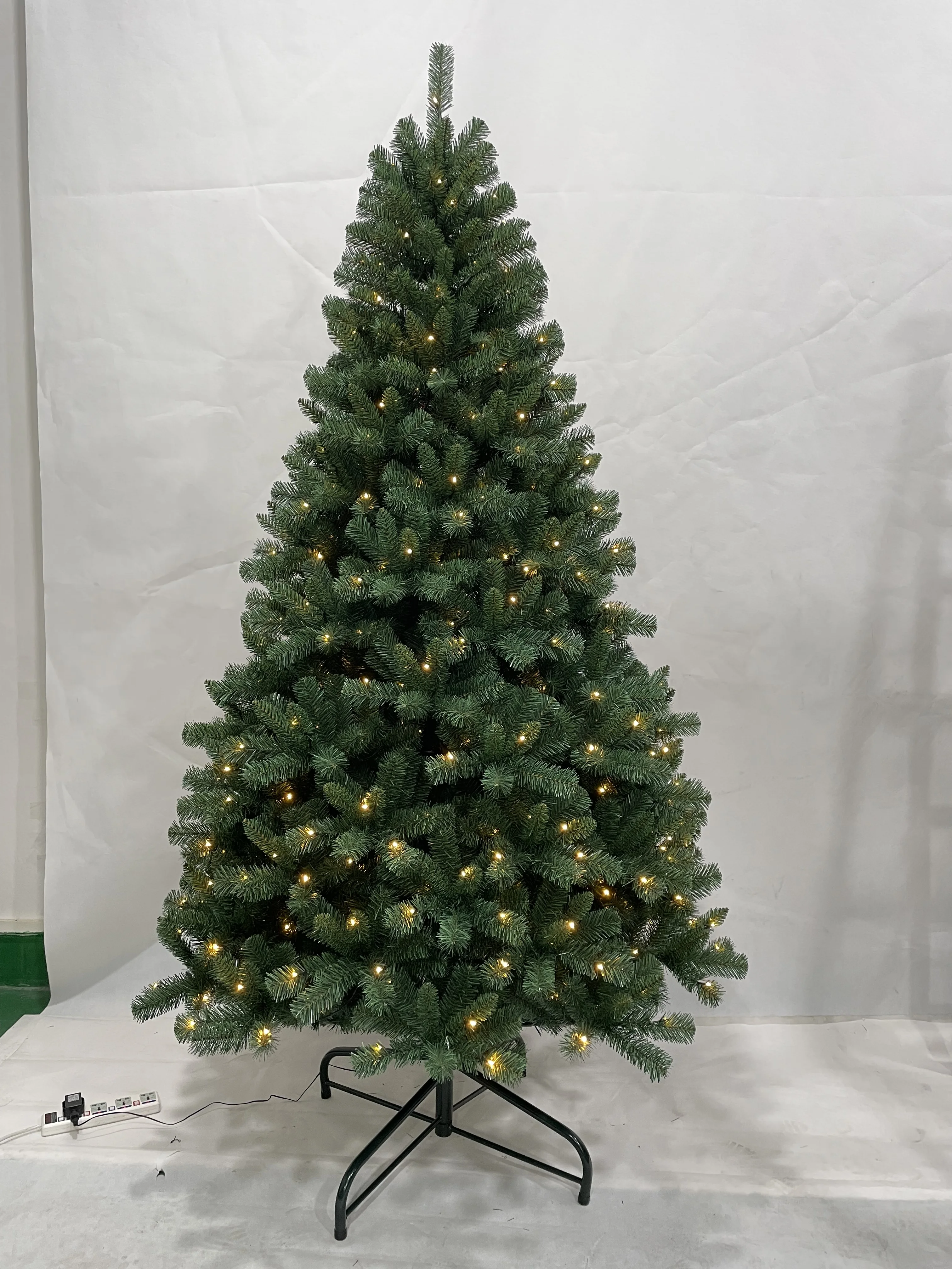 7ft Prelit Forest Pine Christmas Tree With Led Lights Buy 7ft Pre