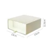 Cream-colored with integrated lighting, 23*23*11.8 mm