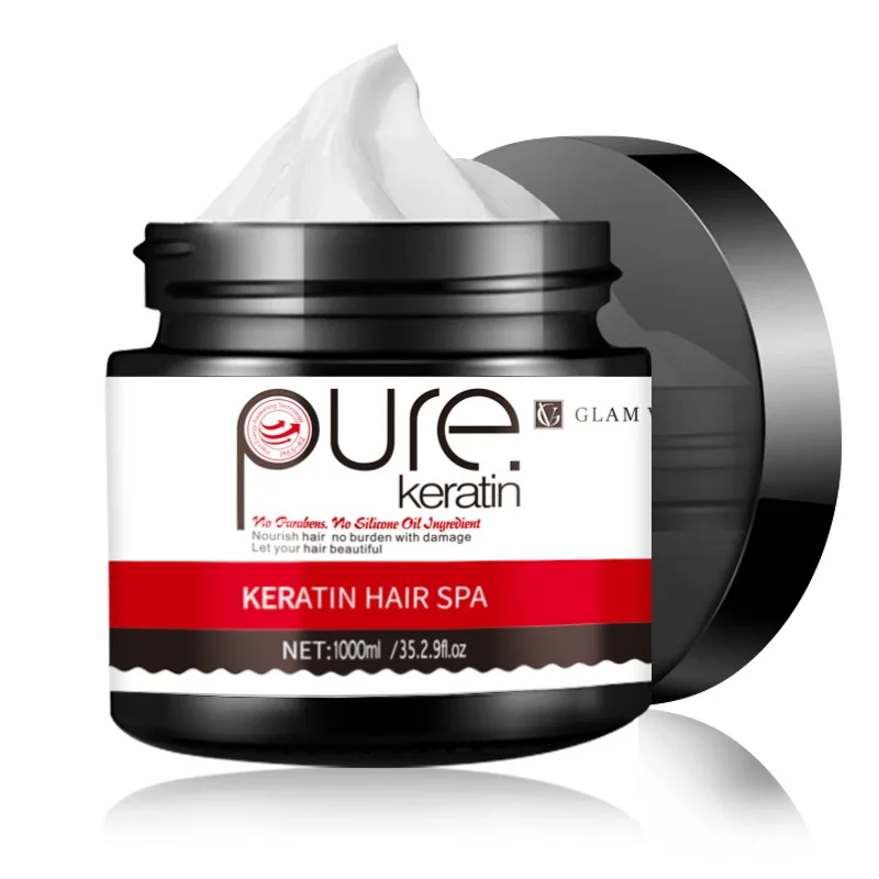 Оптовая продажа заказной чистый лечение кератином Аргана масло для ремонта поврежденных волос маска профессиональные средства по уходу за волосами