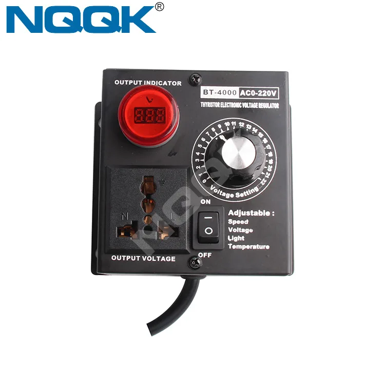 Speed Controller SCR Voltage Regulator 220V 4000W Dimming Voltage Regulator Dimmer