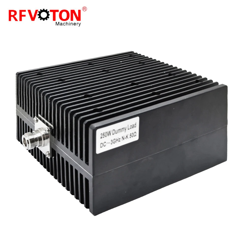 Factory Supply 250W N Type 50ohm  Female Jack Load  Dummy DC-3Ghz Load 3G Rf Coaxial Termination Rohs in Stock Connector