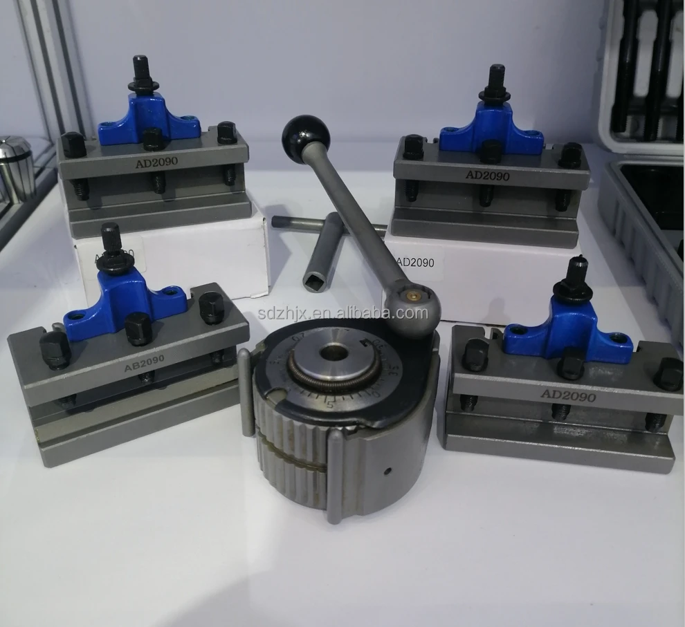 Bluefox 10-Piece T63 Quick Change Tool Post Set – 24mm Capacity, For Colchester Bantam Lathe - View #2
