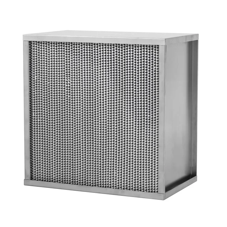 Stainless Steel Air Purifier Hepa Filter High Efficiency Air Filter