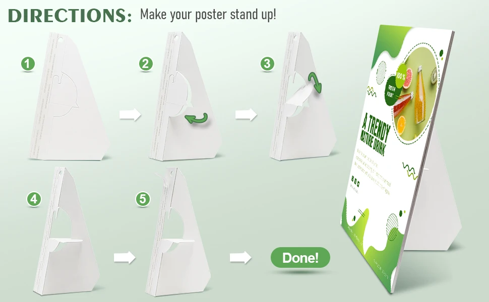 Custom Cardboard Easel Desktop Calendar Cardboard Folding Easel 60 Custom Cardboard Easel Desktop Calendar Cardboard Folding Easel 60