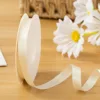 1cm beige herringbone pattern candy-colored ribbon, 10 yards