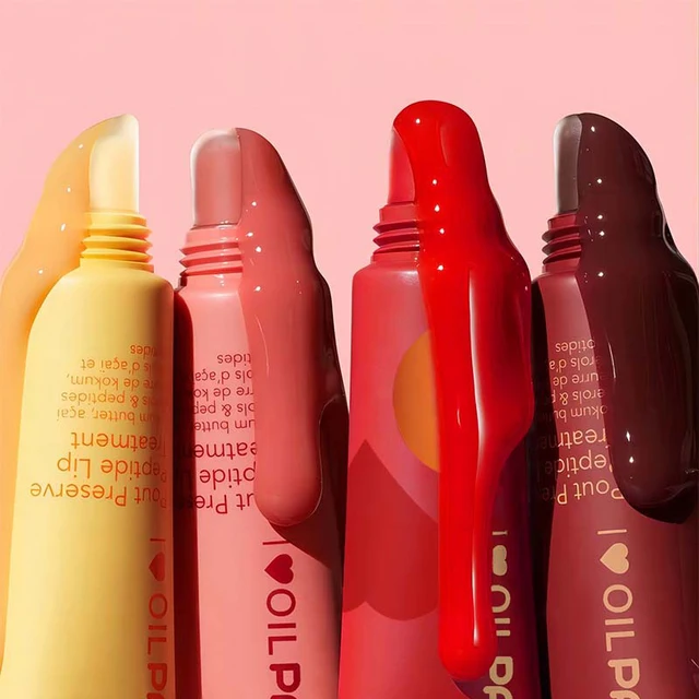 Customized 100% Vegan Lip Butter Balm Crystal Glaze Moisturizing Lip Care Candy Lane Sheer Squeeze Tube Melon Pop Mineral Pencil