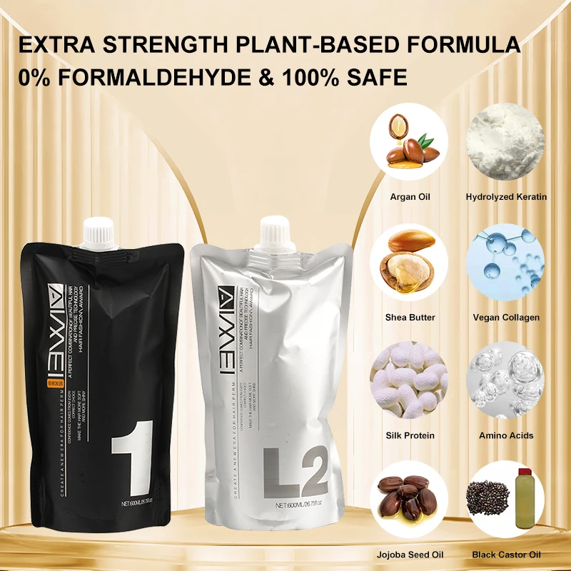 Guangzhou Wholesale Private Label AIMEI Professional Hair Rebonding Cream Hair Straightening for Africa Hair