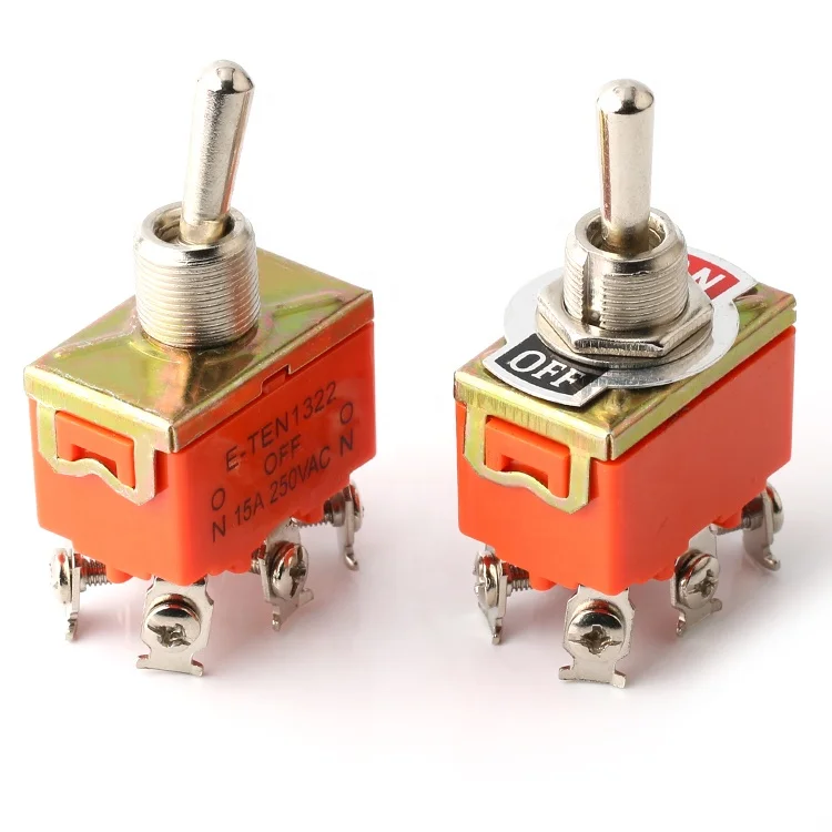 2 Way Toggle Switch Dpdt 15a 250v Ac 6 Pins 2 Position Onoffon Eten