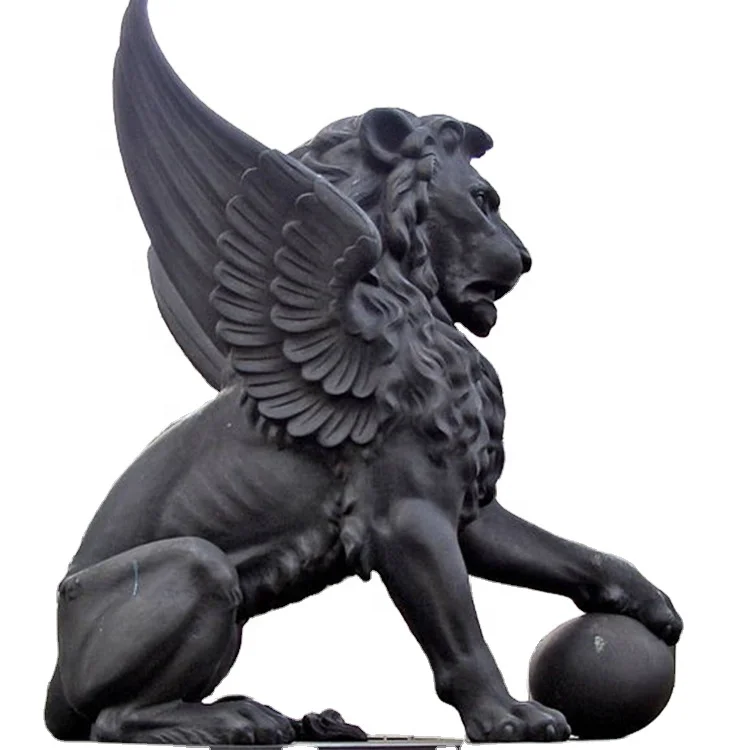 acik antika bronz buyuk kanatli aslan heykeli oturan icin sicak satis buy pirinc aslan heykeli acik aslan heykeli satilik buyuk bronz heykel product on alibaba com