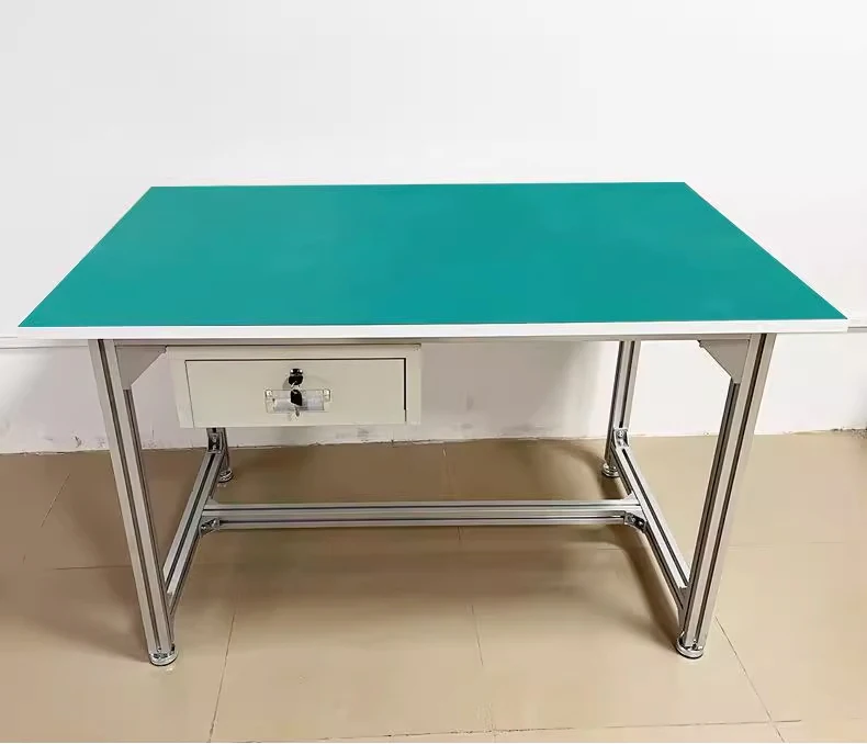 Factory Direct Sale Computer Repair Table Aluminum Assembled Workbench