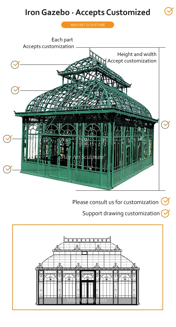 Wrought Iron Gazebo 