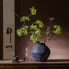 26cm ceramic pot with maple leaf (one piece)