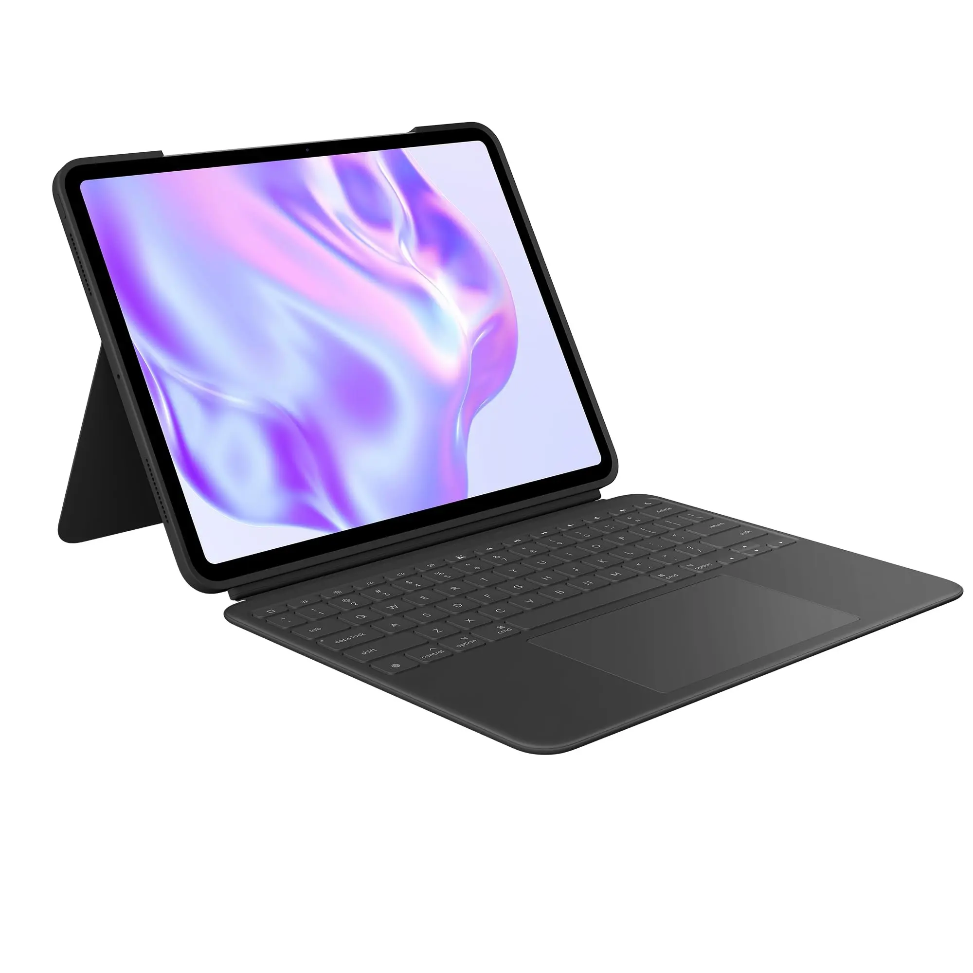 Étui Magic Keyboard pour iPad Pro 11 pouces M4 et M5, avec support rétroéclairé détachable, pour une frappe confortable et un mode multi-usage. Laudtec