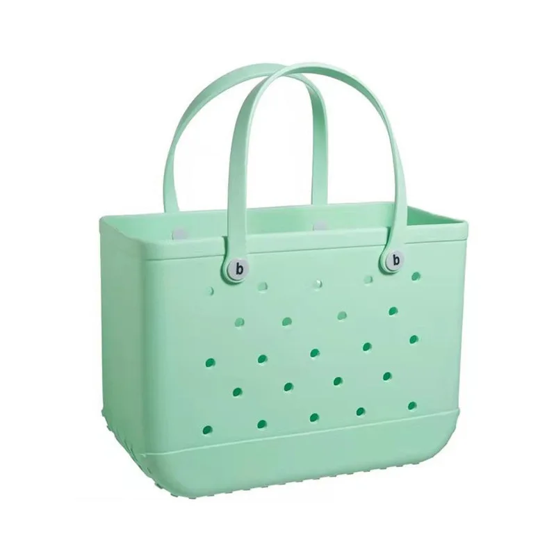 Wholesale Fashion Summer Silicone Eva Rubber Handbag Beach Bag For ...
