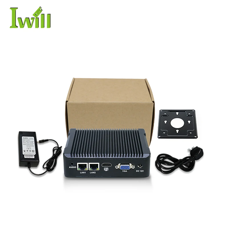 Fanless J1900 Quad Core Industrial Mini PC for 24/7 Use