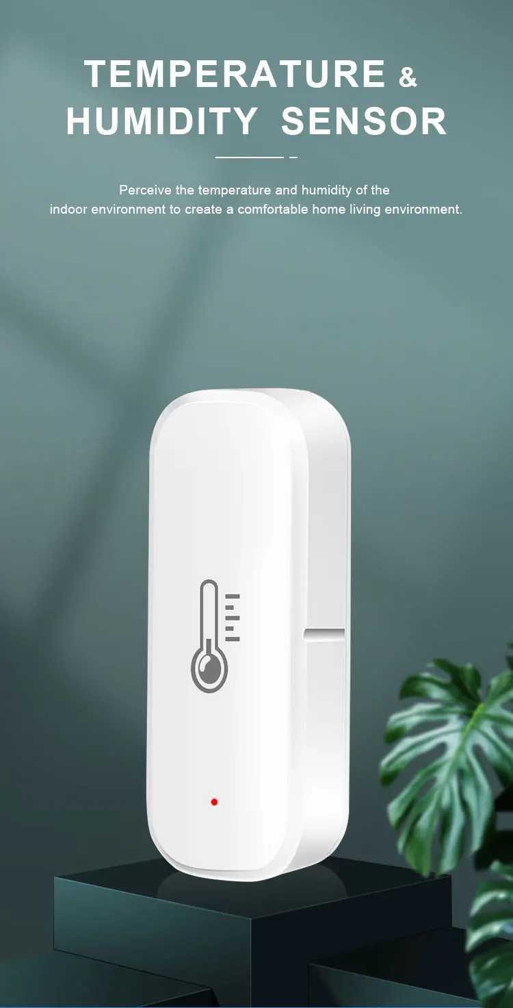 Tuya Zigbee/wifi Temperature Humidity Sensor Home Connected Thermometer