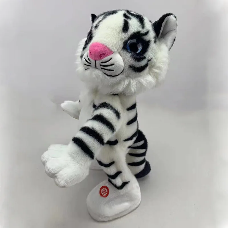 Simulation Dancing Toy Animals Shaking Head Twisting Music Talking Toys  Singing Plush Doll Gift for Kids