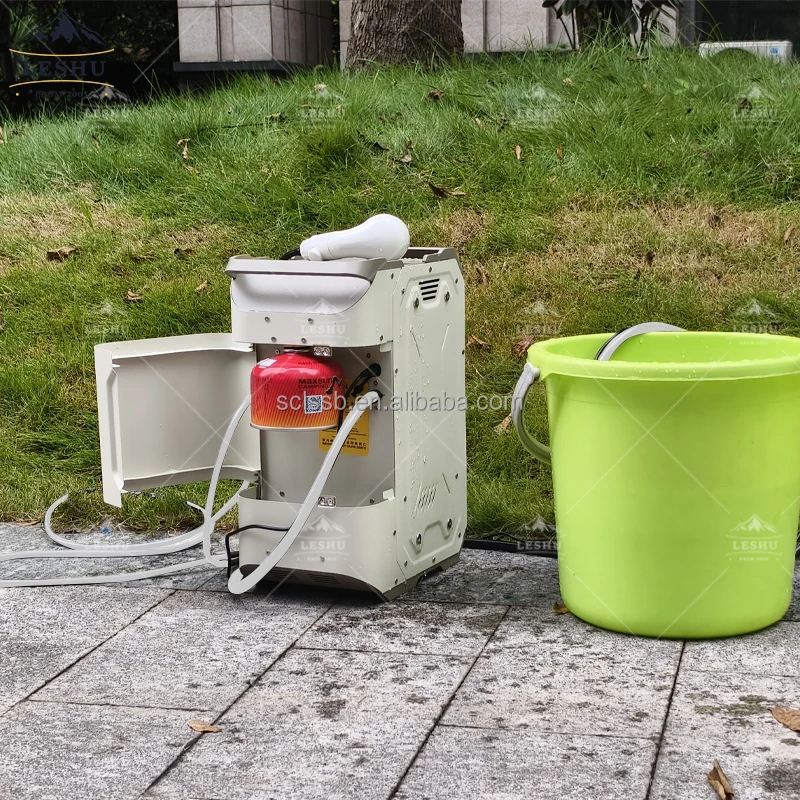 Outdoor Portable Hot Water Wholesale Selling Tankless Gas Water Heater LPG Outdoor Instant Gas Shower for Horse Camping