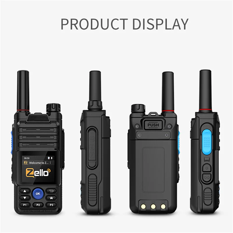 4g Lte 3g Gsm Network Poc Mobile Radio Gps Wifi Bt Woki Toki 100 Km ...