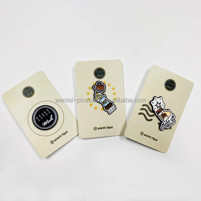 PINSBACK Custom Enamel Pins Soft Hard Enamel Black Dyed Metal Badge Enamel Pin Custom