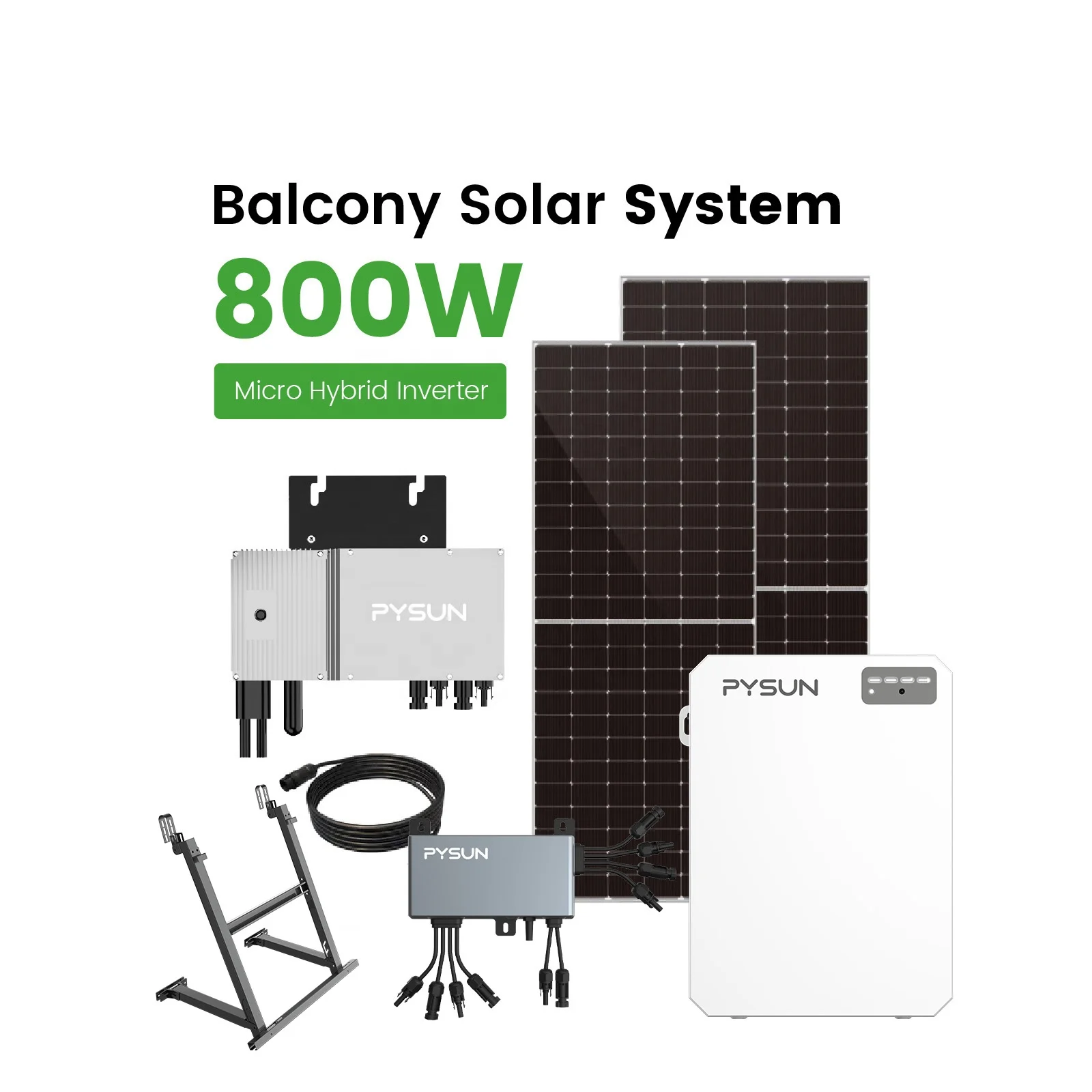 On grid Balcony Solar System