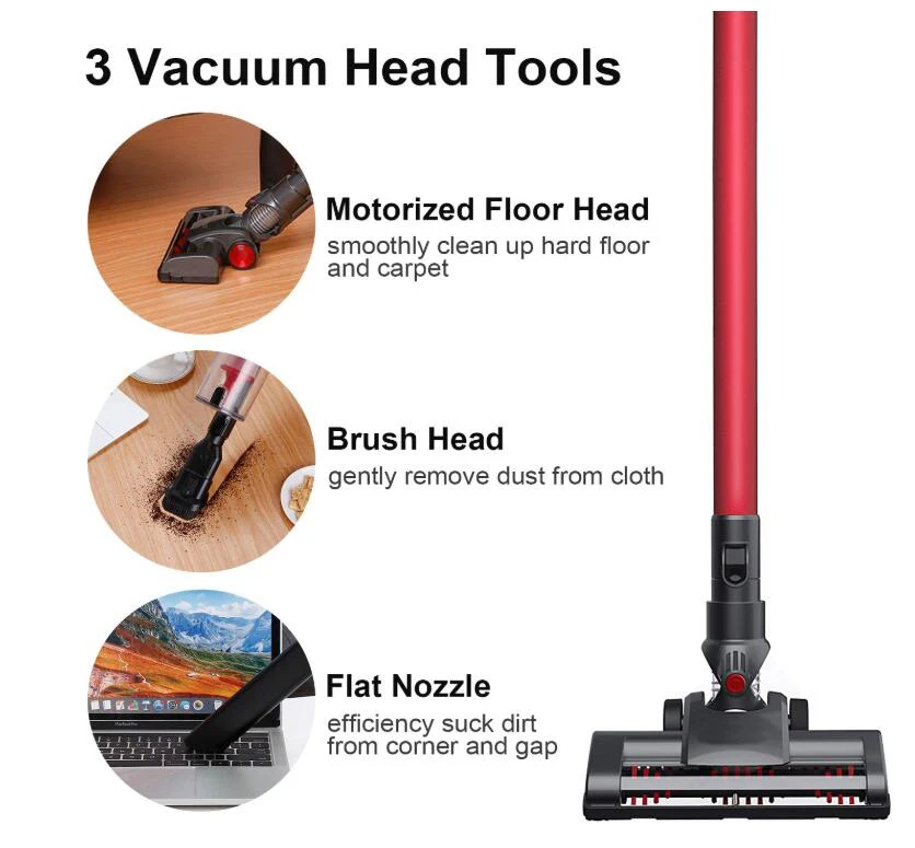 Custom Rechargeable Electric Handheld Cordless Wireless Vacuum Cleaner