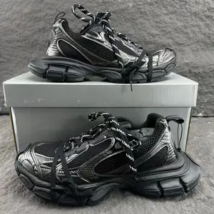 Fashion Trend Oversized Sneakers with Luxury Designer Aesthetic Mesh & Leather Upper All Seasons Comfort