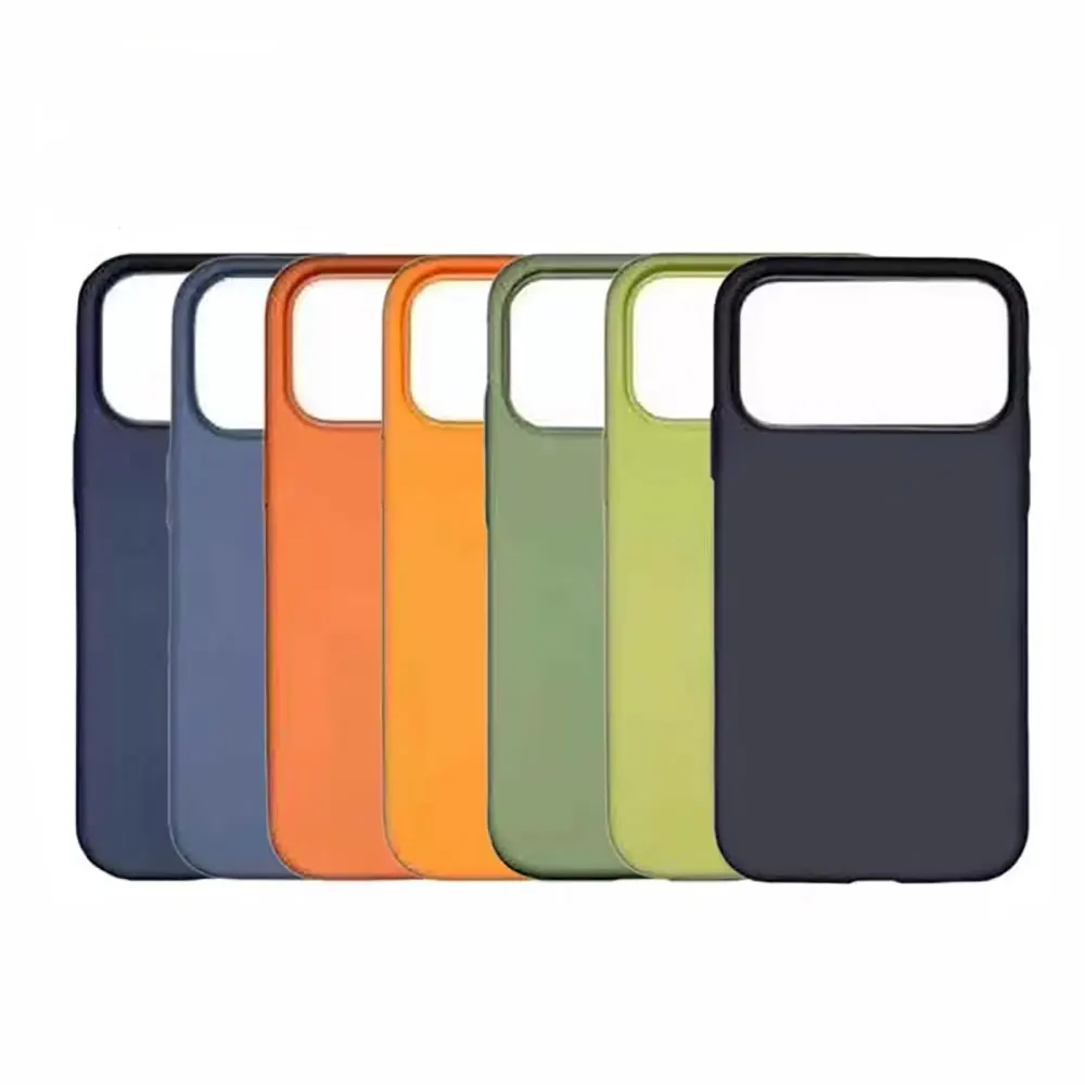 product laudtec liquid silicone phone case for iphone 18 pro max fold pure color tpu shockproof magnetic charging customizable logo oem-8