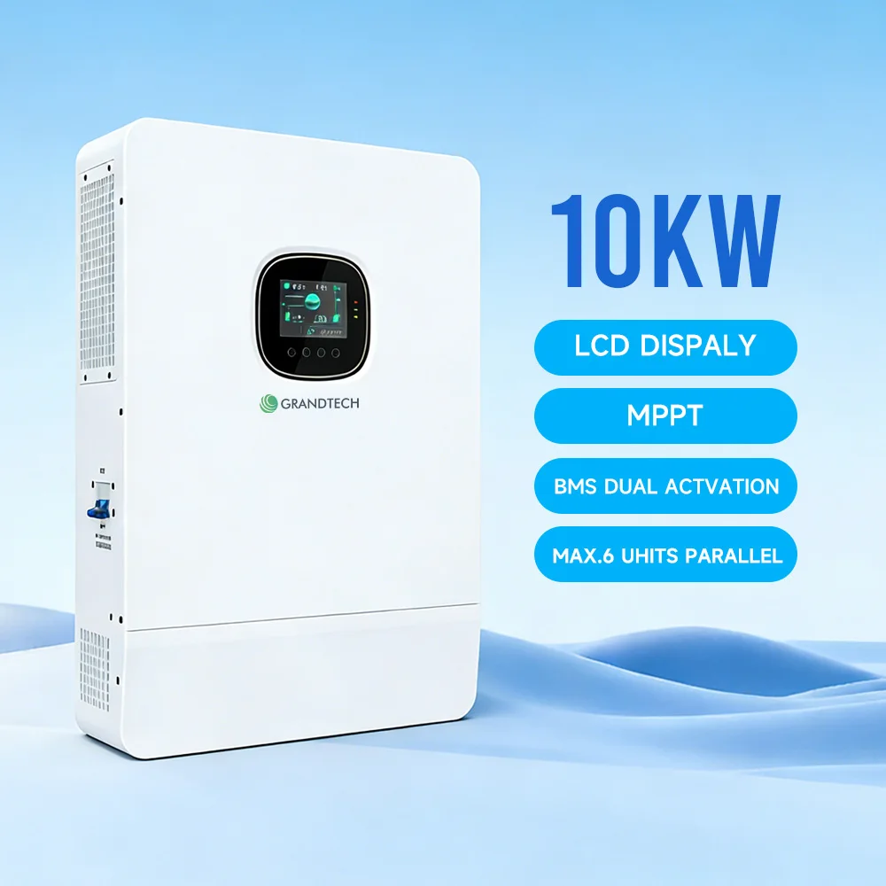 Inversor solar din stocul SUA, 3 kW, 4 kW, 5 kW, 6 kW, 8 kW, 10 kW, 12 kW, 16 kW, 18 kW, 48 V, sistem energetic solar off-grid pentru stocare fără baterie de litiu