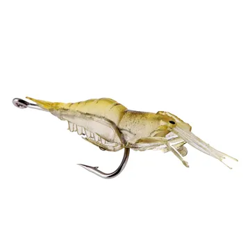 Cozlly 7 Pièces Appât de crevettes leurres de pêche,Appâts crevettes